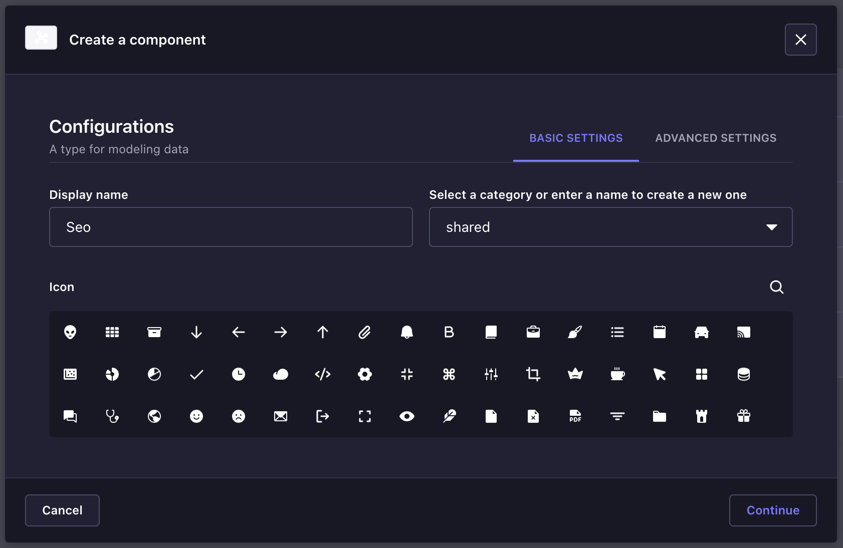 Component creation